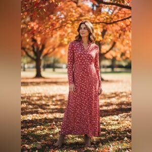 APRIL CORNELL LONG SLEEVED DRESS SIZE SMALL